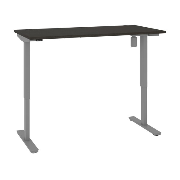 Bestar Upstand 30 x 72 Standing Desk in deep grey